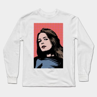 maggie rogers style pop art Long Sleeve T-Shirt